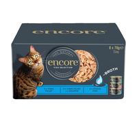 Encore Natural Fish Selection in Broth Wet Cat Food - 8 x 70g
