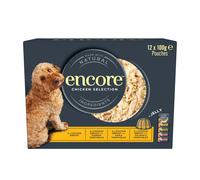 Encore Natural Wet Dog Food Pouches, Chicken Selection in Jelly 12 x 100g