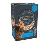 Encore 100% Natural Wet Cat Food, Multipack Fish Selection in Jelly, 4x 5x50g Pouch (Total 20)
