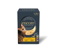 Encore Natural Wet Cat Food, Pouch Multipack Chicken Selection in Gravy, 50g (5x50g Pouches)