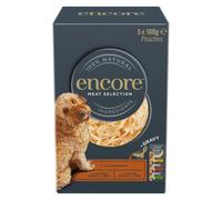Encore Natural Wet Dog Food, Multipack Meat Selection in Gravy 100g Po