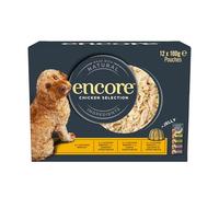 Encore Natural Wet Dog Food Pouches Finest Chicken Selection in Jelly, 12 x100g Pouches