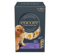 Encore Natural Wet Dog Food Pouches Finest Chicken Selection in Jelly,