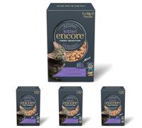 Encore Natural Wet Kitten Food, Multipack Chicken and Tuna in Jelly 50g Pouch (5x50g) (Pack of 4)