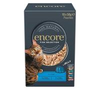 Encore Premium wet cat food Fish Selection in Jelly 20 x 50g Pouches