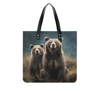 Encounter Animal Bear Shoulder Bag Handbags Tote Bag