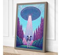 Encounter Under the Trees Canvas Wall Art Print 30x20 Inch