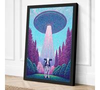 Encounter Under the Trees Canvas Wall Art Print 36x24 Inch