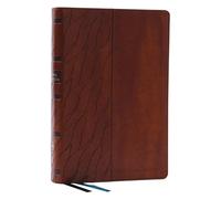 Encountering God Study Bible: Insights from Blackaby Ministries on Living Our Faith (NKJV, Brown Leathersoft, Red Letter, Comfort Print, Thumb Indexed)