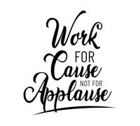 Encourage Focus on The Substance and Meaning of Work Vinyl Art Sticker 42x47.4cm Multiple Size Options Black