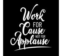 Encourage Focus on The Substance and Meaning of Work Vinyl Art Sticker 67.2x75.8cm Self Adhesive White