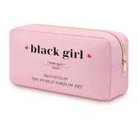Encouragement Gifts for Black Girl Cosmetic Bag Motivational Presents for Black Women Friends Sisters Mum Daughter Aunt African American Christmas Birthday Oxford Cloth Travel Toiletry Bag