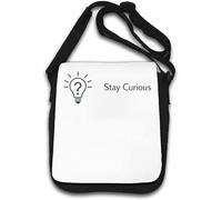 Encouraging Lifelong Intellectual Curiosity Shoulder Bag White