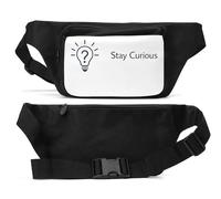 Encouraging Lifelong Intellectual Curiosity Unisex Waist Bag Black