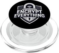 Encrypt Everything Cybersecurity Data Privacy PopSockets PopGrip for MagSafe