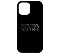 Encryption Matters Cypherpunk Anonymous Hacker Encryption Case for iPhone 12 Pro Max