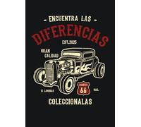 Encuentra las diferencias - Vintage Motor Challenge: 15 láminas “Encuentra las diferencias” de coches y motos clásicas - para jugar, decorar y coleccionar
