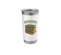 Encyclopedia Generation Vintage Book Lover Stainless Steel Insulated Tumbler