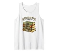 Encyclopedia Generation Vintage Book Lover Tank Top