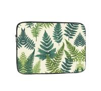 Encyclopedia of Ferns Printed Laptop Sleeve Printed Laptop Protective Case Suitable For Travel And Office Use 15 inch