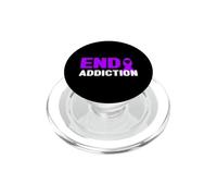 End Addiction - Addiction Awareness, Overdose Awareness PopSockets PopGrip for MagSafe