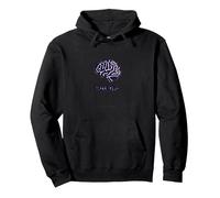 End Alz Alzheimers Awareness Brain Support Advocate Pullover Hoodie, Adult Unisex, Black, L