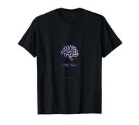 End ALZ Alzheimers Awareness Brain Support Advocate T-Shirt, Men, Black, 3XL