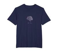 End ALZ Alzheimers Awareness Brain Support Advocate T-Shirt, Men's Big and Tall, Navy, 2X Tall