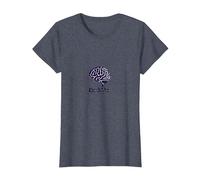 End ALZ Alzheimers Awareness Brain Support Advocate T-Shirt, Women, Heather Blue, M