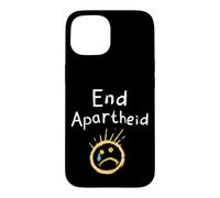 End Apartheid Sad Face Chalk Art Stop Racism Human Rights Case for iPhone 15