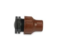End cap for a 16 mm drip hose