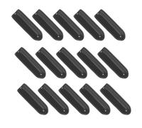 End Caps and for Metal Tubes Black 100pcs Silicone Headbands