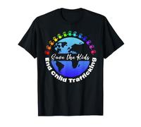 End Child Trafficking Save The Kids Human Trafficking Earth T-Shirt