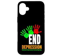End Depression Shirt - Mental Health Awareness Case for iPhone 16 Plus