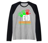 End Depression Shirt - Mental Health Awareness Raglan Baseball Tee