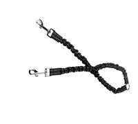 End Extendable Dog Leash for 2 Canines Anti Wrap Elastic Rope Secure Hold Heavy Duty Polyester for Active Pets Bungee Dog Leash