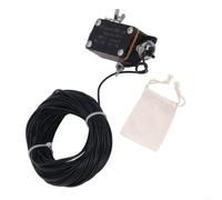 End-Fed Half-Wave HF Shortwave Antenna, 1:49 Balun 3-30MHz with 20m Cable, Black Wire Antenna for Amateur Radio Broadcast & Reception