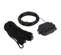 End-Fed Half-Wave Shortwave Antenna 8-Band 10m-80m with 1:64 Balun ABS Housing for Amateur Radio SSB CW FT8 Field and Home Use(4010-150W)