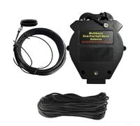 End-Fed Half-Wave Shortwave Antenna 8-Band 10m-80m with 1:64 Balun ABS Housing for Amateur Radio SSB CW FT8 Field and Home Use(8010-1000W)