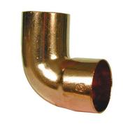 End Feed 90° End Feed Pipe Elbow (Dia)15mm, Pack Of 2