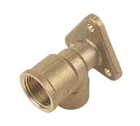 END Feed Adapting 90° Wall Plate Elbow 15MM X 1/2", End Feed x BSP Female, 1 in Pack