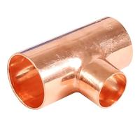 End Feed Reducing Tee 22 x 22 x 15mm, 10 in Pack