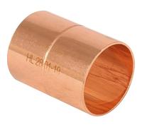 End Feed Straight Coupler 15mm, 25 in Pack