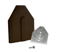 End-Fix Conservatory Roof End Cap Replacement Kit - Brown