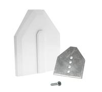 End-Fix Conservatory Roof End Cap Replacement Kit - White