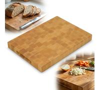 End Grain Chopping Cutting Board Beech 40x30x4cm Oiled Solid Wood Butcher Block