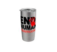 End Human Trafficking T-Shirt Stainless Steel Insulated Tumbler