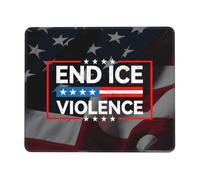 End Ice Violence Mouse Pads Stitched Edge Mousepad Rubber Base Mouse Pad For Computer Pc Work 25X30Cm