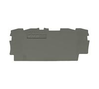 END & INTERMEDIATE PLATE, GREY - 2002-1491 - WAGO
