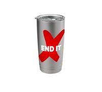 End It Human Trafficking - End Human Trafficking & Slavery Stainless Steel Insulated Tumbler